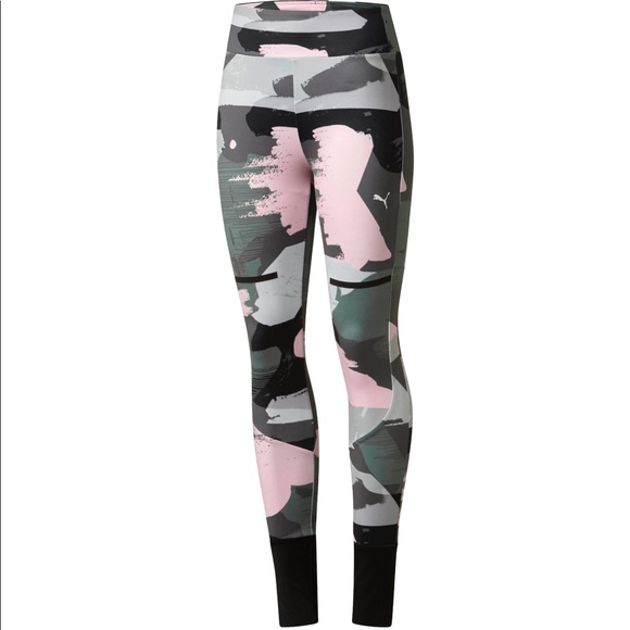 Puma Pants - PUMA CHASE ALL OVER PRINT WOMENS LEGGINGS
